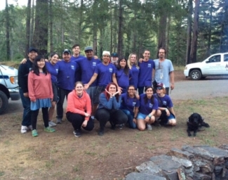 Tony and Enchanted Hills Camp Staff in 2019
