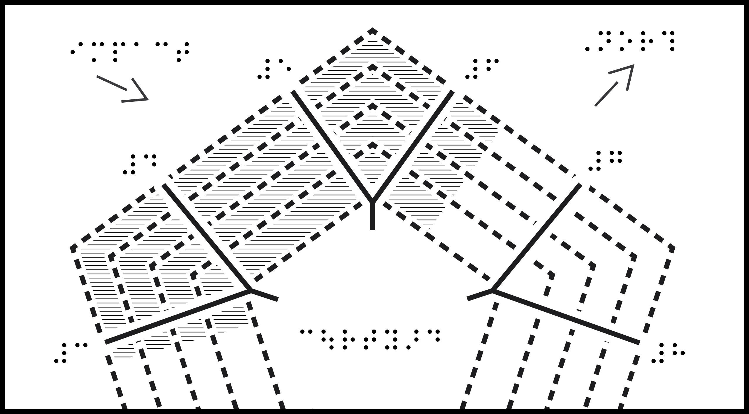 Cropped diagram of the Pentagon layout showing corridors, rings, and impact damage area.