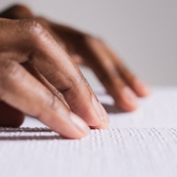 fingers reading braille finger reading braille