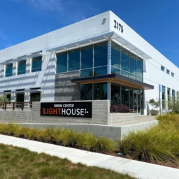 SirkinCenter-NewSign Image of the exterior Sirkin Center building in Alameda, CA