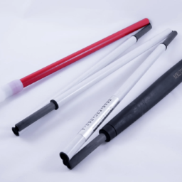 A Revolution graphite folding cane